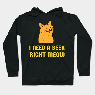 cat beer, cat drinking beer, beer cat, drinking cat, beer, cat, beer drinking gift, drinking animal Hoodie